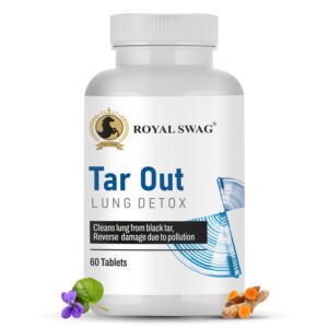 Tabletas detox pulmones Royal Swag Tar Out envase frontal