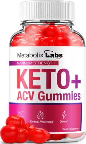 Gomitas Keto ACV Metabolix Labs envase 60 unidades