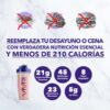 Detalle del envase con información de proteína
