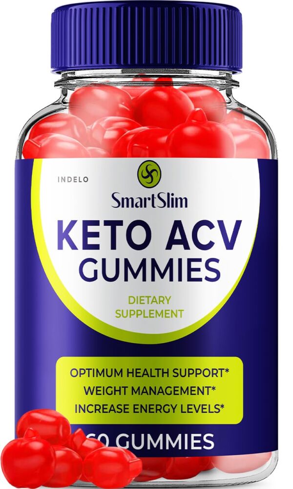 Smart Slim Keto ACV gomitas paquete frontal 60 unidades Indelo