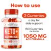 Suplemento LIVORKA Rapid Charge Keto gominolas con vinagre de manzana