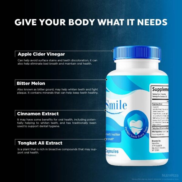 Cápsula individual Denta Smile Pro para salud bucal