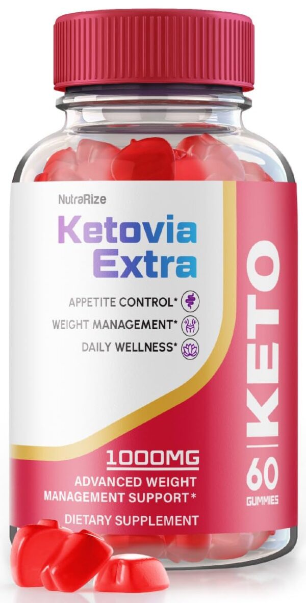 Frasco Gomitas Ketovia Extra ACV para bajar de peso