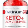 Gomitas Platinum Keto ACV frasco con vinagre de sidra