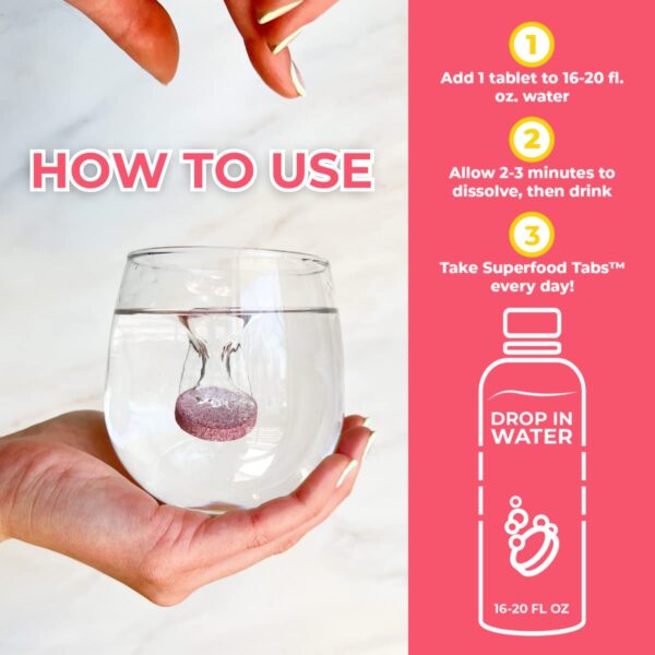 Tabletas efervescentes superalimentos Superfood Tabs 60 unidades