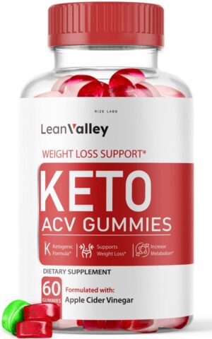rize labs Lean Valley Keto gomitas botella 60 cuenta