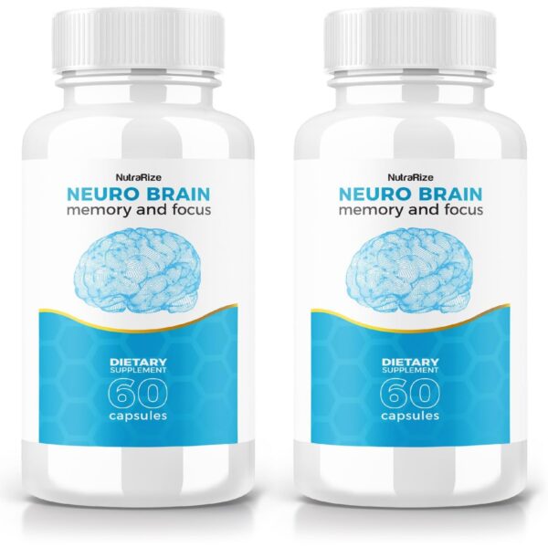 NutraRize Neuro Brain suplemento enfoque y memoria 120 cápsulas
