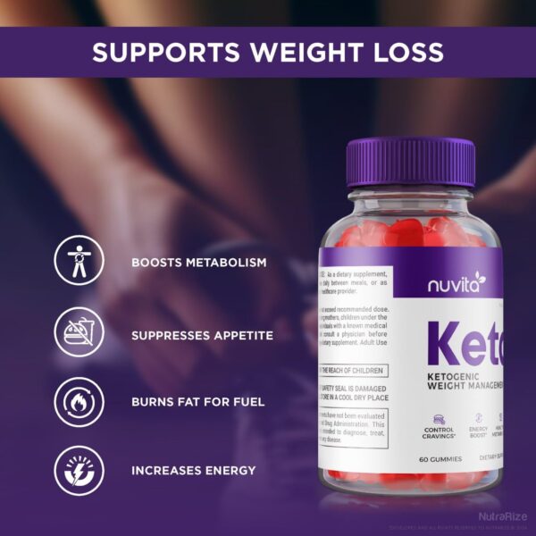 Detalle gomitas Nuvita suplemento para control de antojos carbos