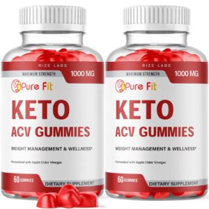 Paquete de gomas Pure Fit Keto ACV para control de peso