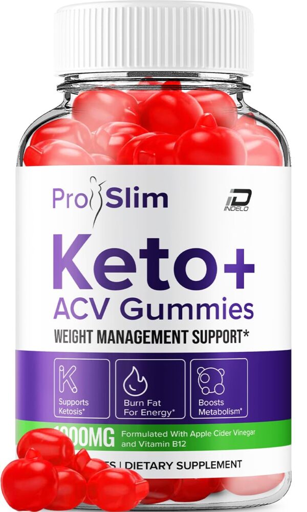 ProSlim Keto ACV gomitas fórmula avanzada botella