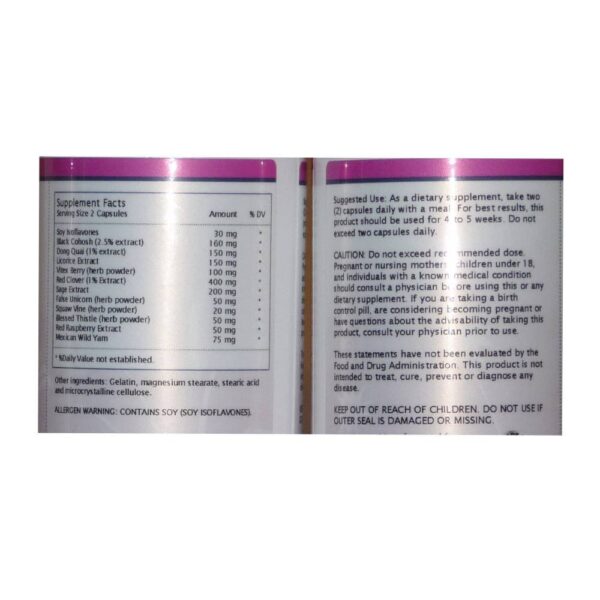 Vitabase suplemento menopausia ingredientes naturales