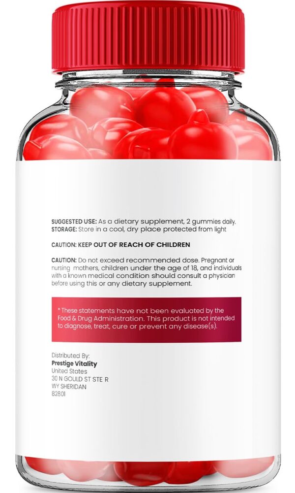 Frasco Keto Ripped ACV Gummies con vinagre de manzana y vitaminas B12