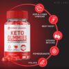 Gomitas rize labs Weight Crasher keto ACV para metabolismo y energía