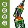 Presentación producto Lipo Max Drops 2 oz