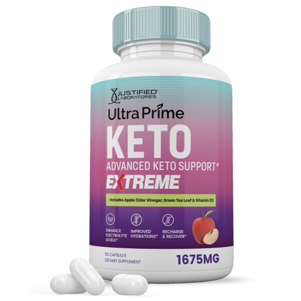 Ultra Prime Keto ACV Extreme pastillas para apoyo cetosis y energía