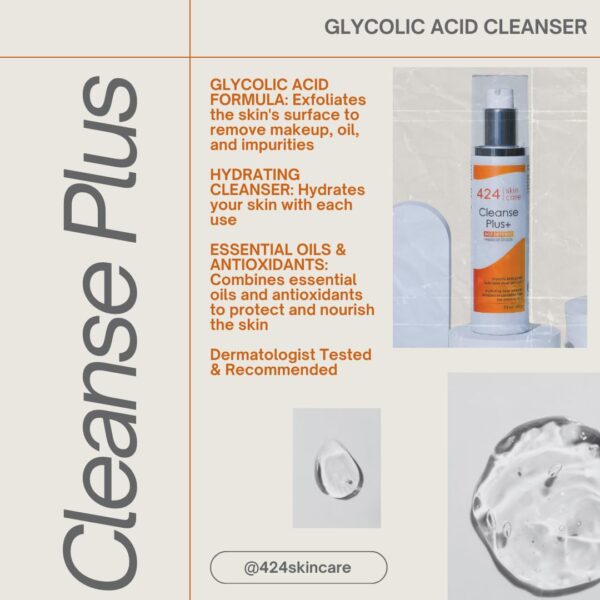 Uso del limpiador hidratante 424 Skin Care para piel radiante