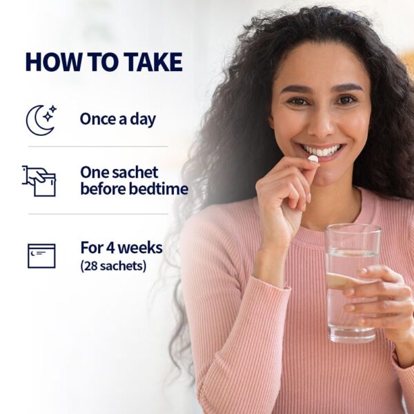 Etiqueta frontal SERYBURN Night Herbal Blend para bienestar