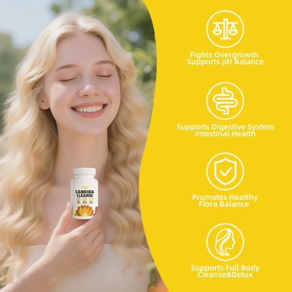 Frente del envase Candida Cleanse