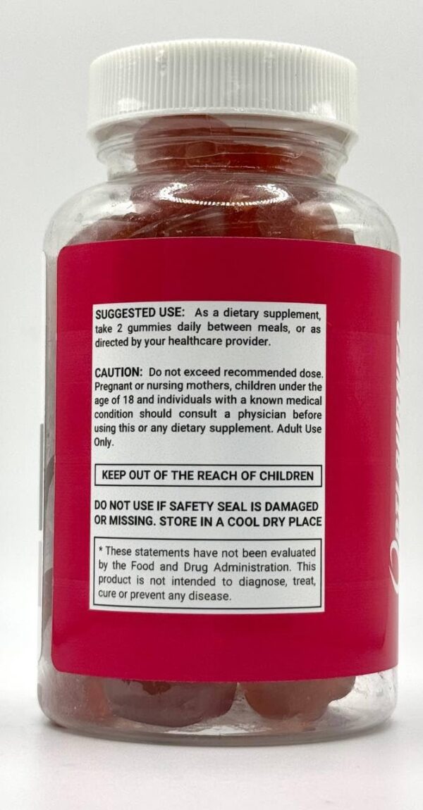 Gomitas Opti Burner Keto NutraRize vista cercana