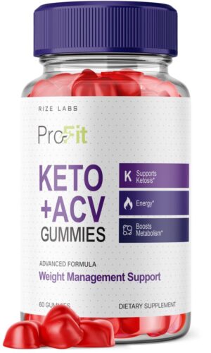 Gomitas ProFit Keto+ACV rize labs 60 unidades para pérdida peso