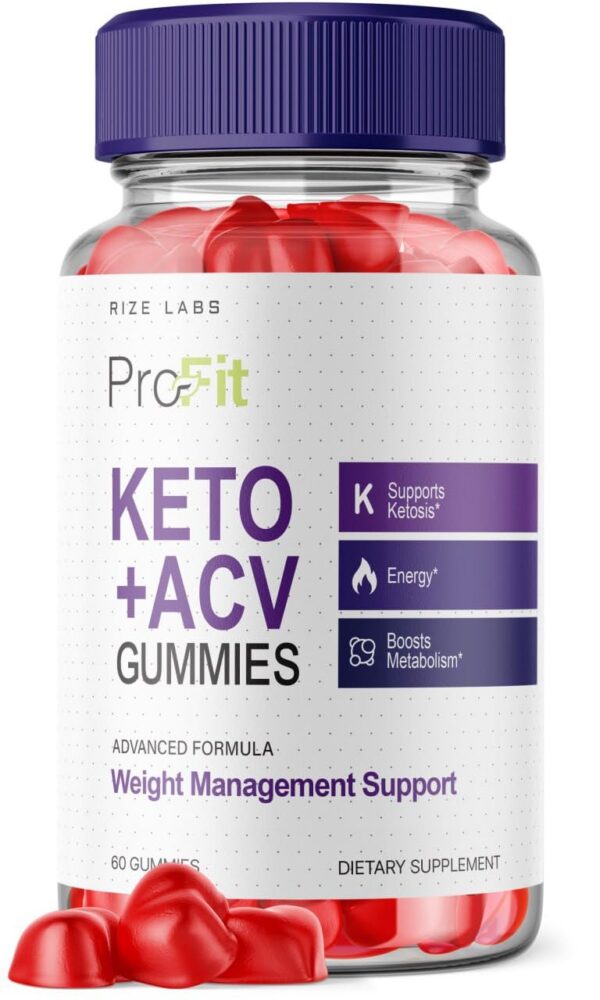 Gomitas ProFit Keto+ACV rize labs 60 unidades para pérdida peso