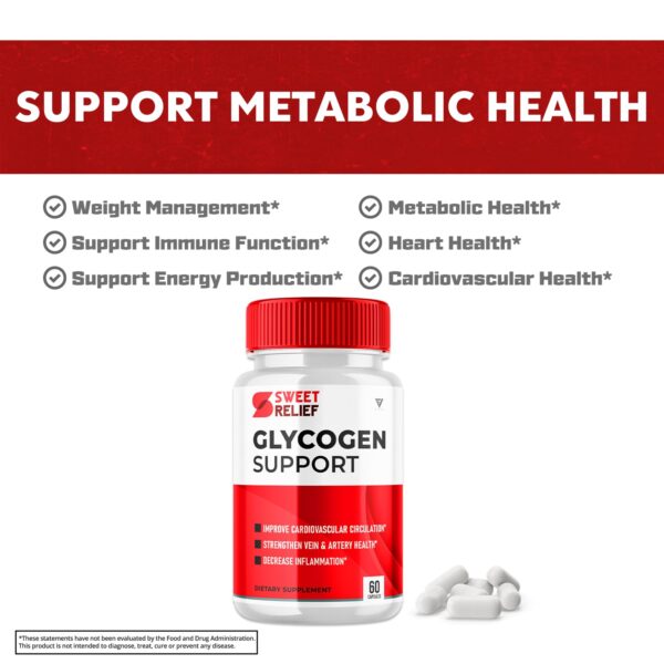 Etiqueta producto Sweet Relief con información nutricional