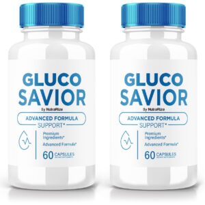 Gluco Savior cápsulas suplemento natural salud estable 2 pack
