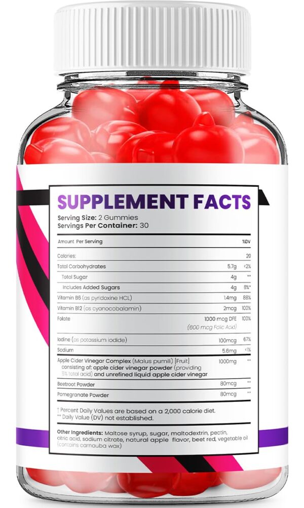 Frasco Premier Keto ACV gomitas presentación frontal