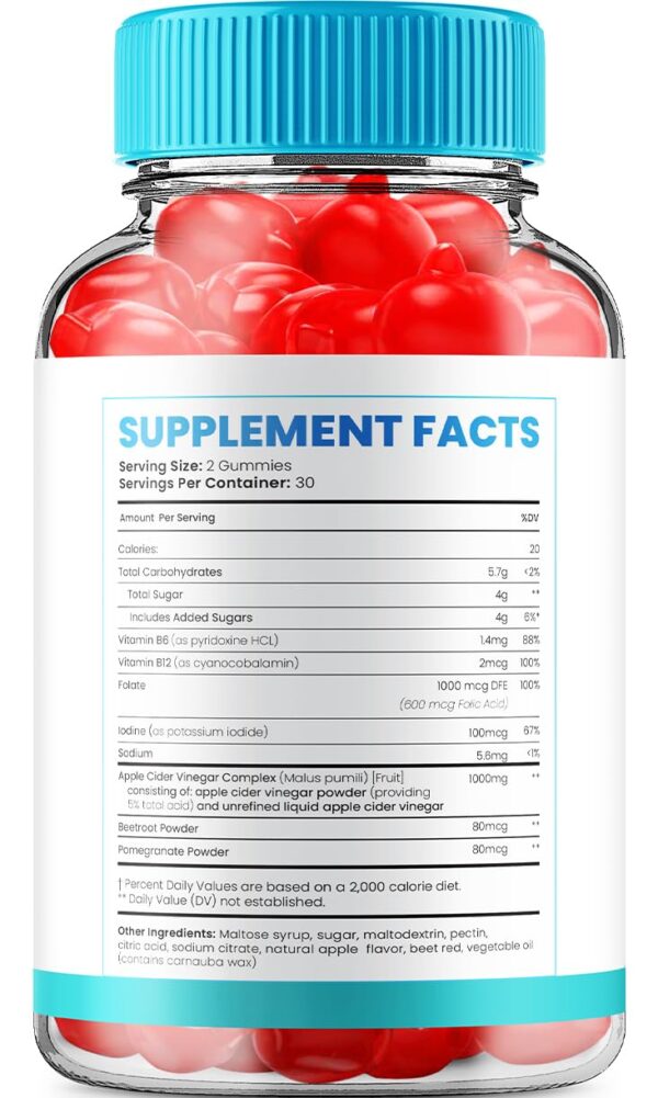 Gomitas Slimsculpt Keto ACV detalle y diseño