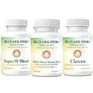 Kit limpieza intestinal Dr Clark Store nogal negro artemisa clavo