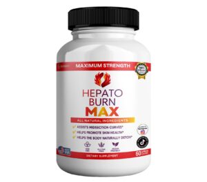 Frasco de Greenvify Hepato Burn Max suplemento detox para hígado