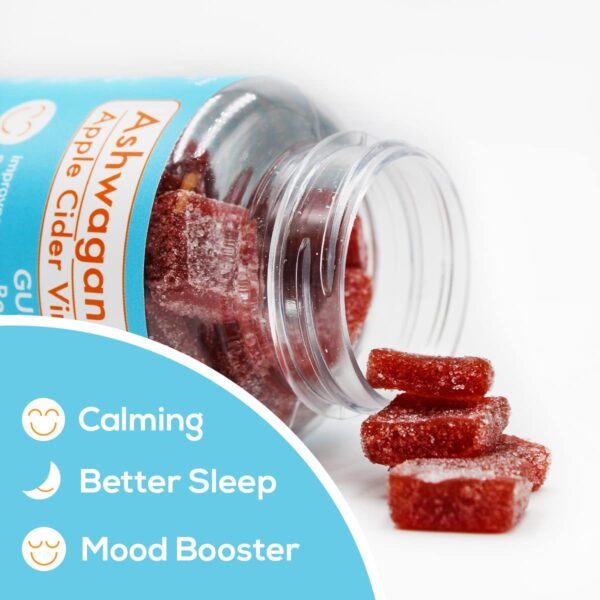 Botella gomitas Safer Ashwagandha veganas no gmo