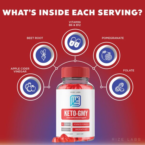 Gomitas keto naturales Rize Labs para manejo de peso