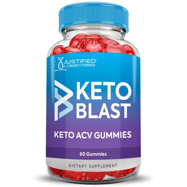 Gomitas KetoBlast con vitamina B12 y jugo de granada en paquete