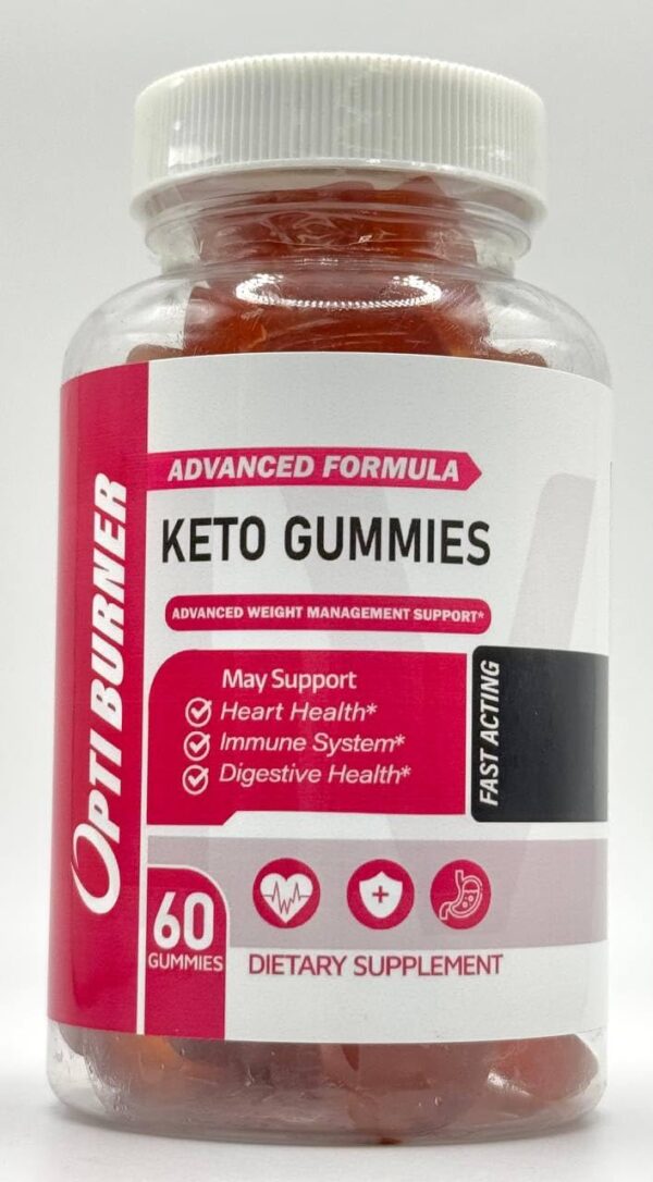 Gomas Opti Burner Keto NutraRize para pérdida de peso