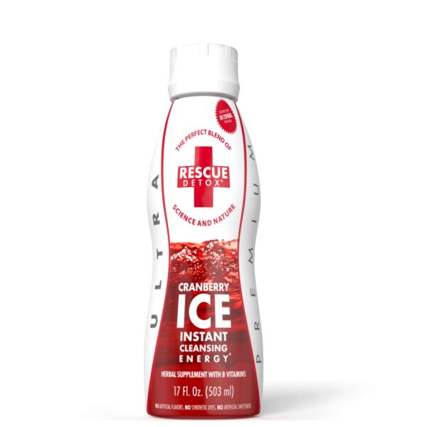 Rescue Detox ICE bebida de desintoxicación sabor arándano 17oz