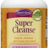 Frasco de tabletas Super Cleanse Nature's Secret