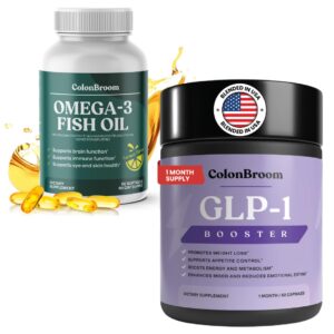 ColonBroom suplemento para control de peso y omega 3 sabor limón