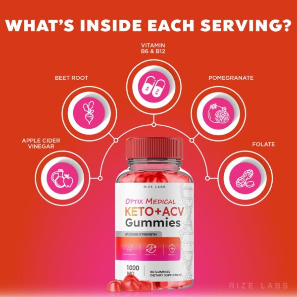 Gomitas Optix Medical paquete de 180 unidades