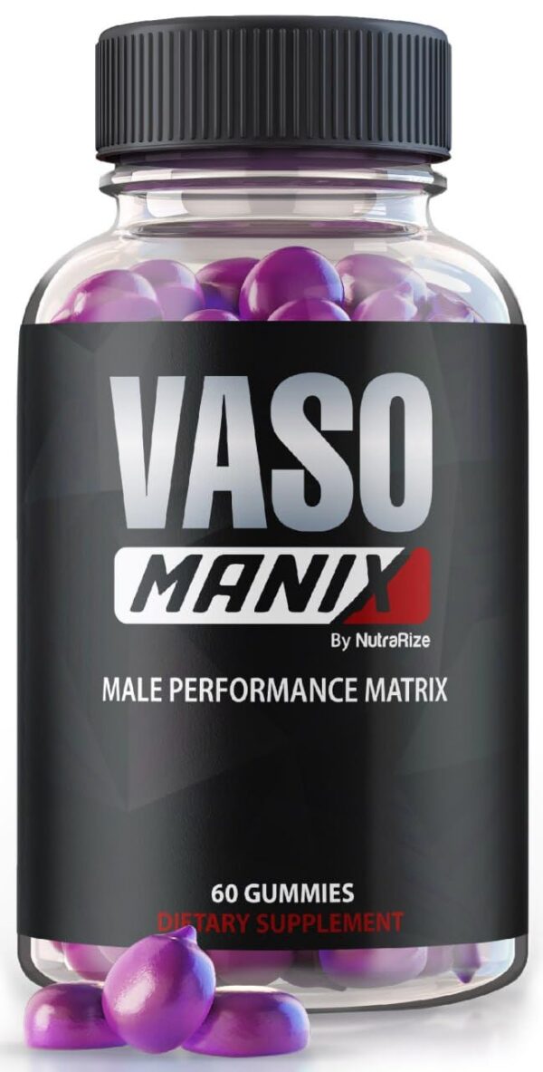 Gomitas NutraRize VasoManix suplemento masculino saludable