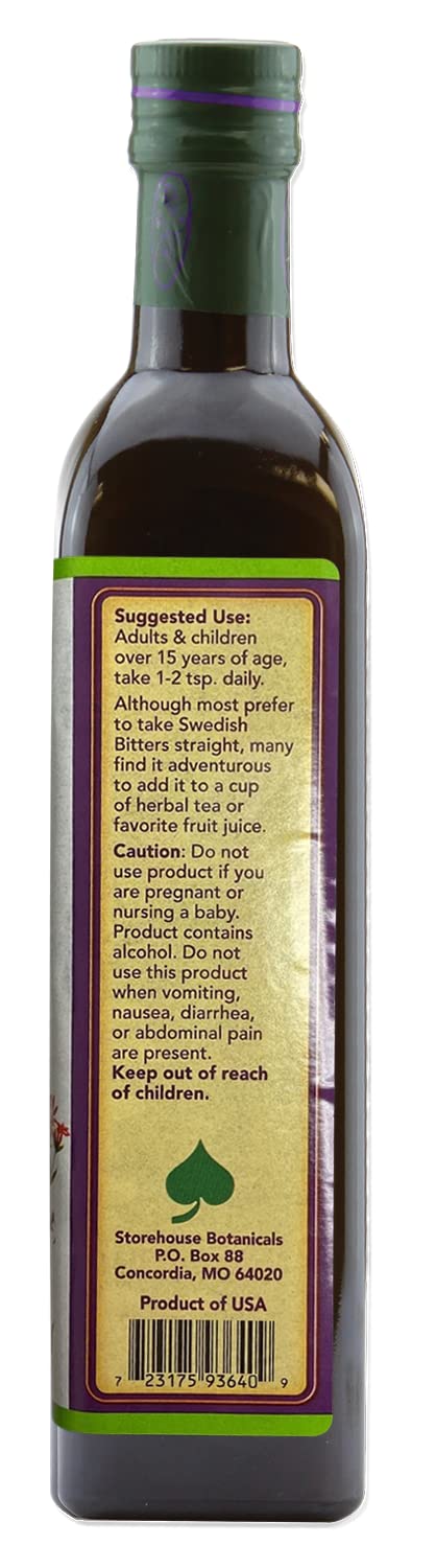 Version 1.0.0 Vista frontal botella Bitters Suecos Maria Treben