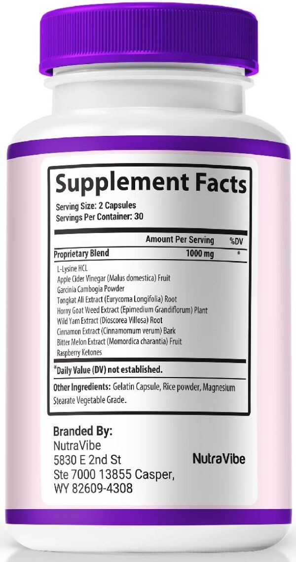 Detalle del envase NutraVibe Femme Viva+ cápsulas