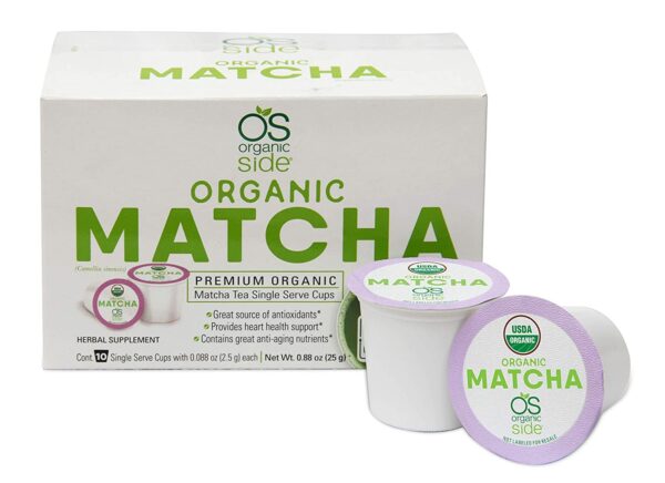 greenside té herbal detox con matcha caja 10 cápsulas