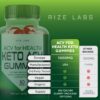 Envase lateral rize labs gominolas Keto ACV suplemento peso saludable