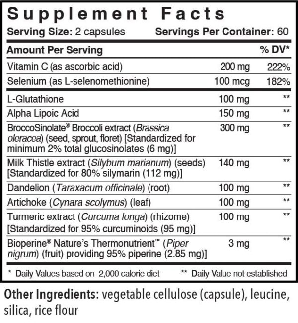 Cápsulas Patient One LiverCare para función hepática