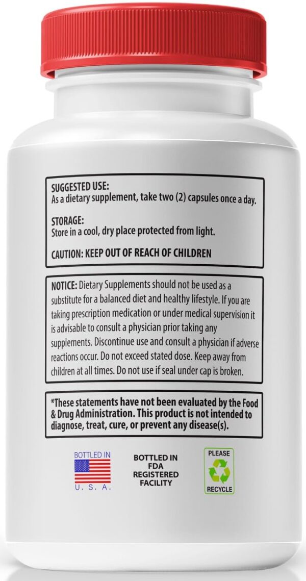 Fórmula premium Gluco Renu para limpiar vasos sanguíneos