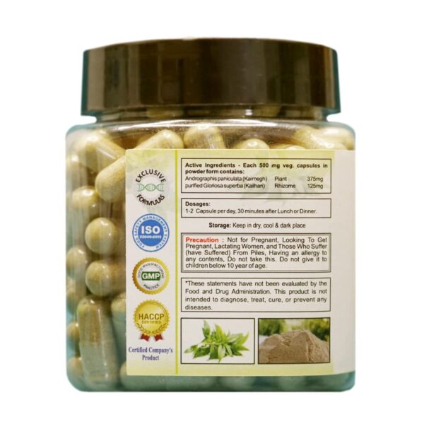 Suplemento herbal detox y soporte inmunidad Gloriosa Superba Plus