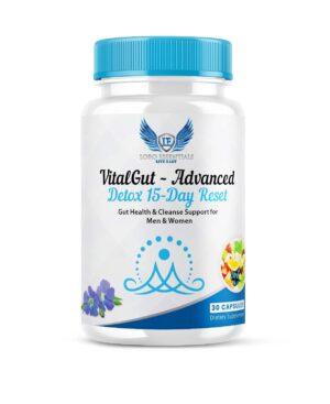 Cápsulas VitalGut detox limpieza intestinal Loro Essentials