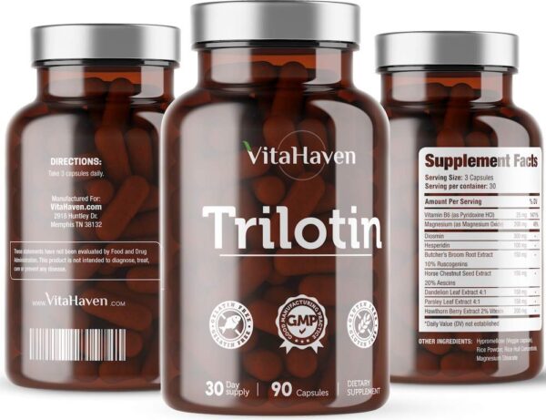 Trilotin apoyo natural para pies y tobillos inflamados