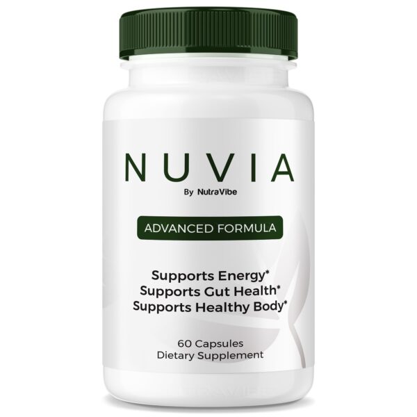 Frente del envase Nuvia Capsules